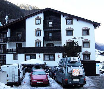 Hotel Garni Alpenrose Ischgl Exterior foto